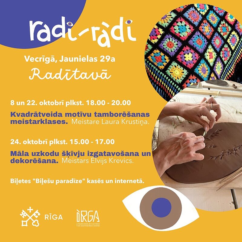 OKTOBRĪ RADĪSIM! Amatu prasmju cikls "Radi rādi"