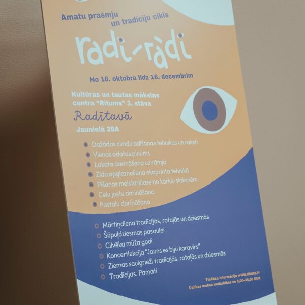 Amatu prasmju un tradīciju pasākumu cikla "Radi-rādi" norise