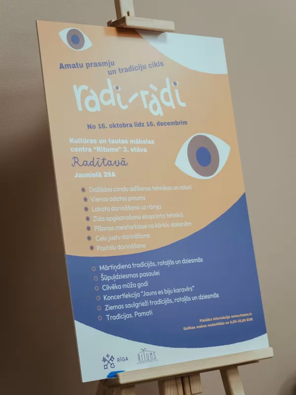 Amatu prasmju un tradīciju pasākumu cikla "Radi-rādi" norise